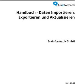 EXPORTIERENUNDAKTUALISIEREN - BRAINFORMATIKGMBH 2021-09-03 - DATEN IMPORTIEREN, EXPORTIEREN UND AKTUALISIEREN