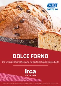 DOLCE FORNO Die unverzichtbare Mischung f&uuml;r perfekte Sauerteigprodukte - Gusto AG