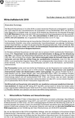 Wirtschaftsbericht 2019 - Switzerland Global Enterprise
