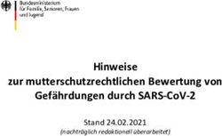 HINWEISE ZUR MUTTERSCHUTZRECHTLICHEN BEWERTUNG VON GEF&Auml;HRDUNGEN DURCH SARS-COV-2 - STAND 24.02.2021