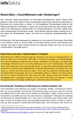 Robert Betz - Gesch&auml;ftsmann oder Heilsbringer?