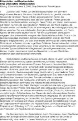 Pr&auml;sentation und Repr&auml;sentation Sinje Dillenkofers 'Besteckk&auml;sten