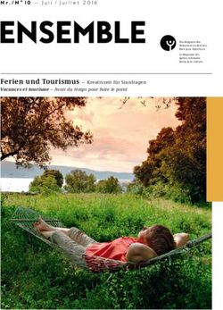 Ferien und Tourismus - Kreativzeit für Sinnfragen - Vacances et tourisme - Avoir du temps pour faire le point - Refbejuso