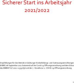 Sicherer Start ins Arbeitsjahr 2021/2022 - Land Salzburg