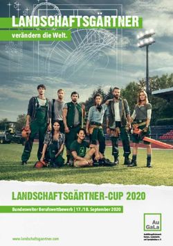 LANDSCHAFTSG&Auml;RTNER - LANDSCHAFTSG&Auml;RTNER-CUP 2020 - ver&auml;ndern die Welt.