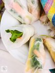 Vietnamesische Garnelen Frühlingsrollen - Cuốn tôm rau củ Việt Nam - Vietnamese Shrimp Springrolls