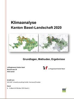 Klimaanalyse Kanton Basel-Landschaft 2020 - Grundlagen, Methoden, Ergebnisse