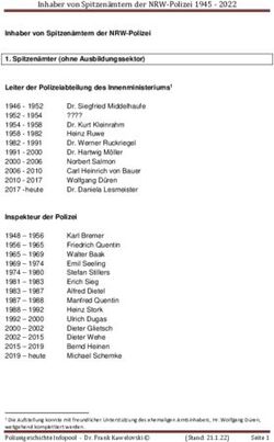Inhaber von Spitzen&auml;mtern der NRW-Polizei 1945 2022
