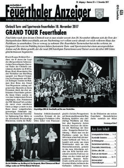 GRAND TOUR Feuerthalen - Chr&auml;nzli Turn- und Sportverein Feuerthalen 18. November 2017