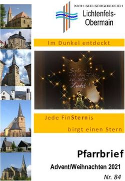 PFARRBRIEF ADVENT/WEIHNACHTEN 2021 - JEDE FINSTERNIS - PFARREI DEUTSCHLAND