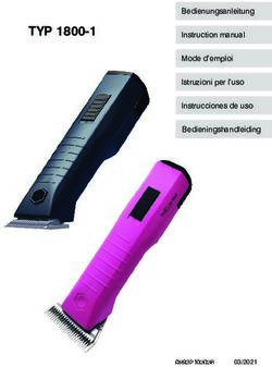 TYP 1800-1 Bedienungsanleitung Instruction manual Mode d'emploi Istruzioni per l'uso Instrucciones de uso Bedieningshandleiding