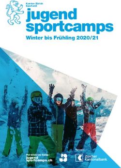 Sportcamps Sportamt jugend - Winter bis Fr&uuml;hling 2020/21 - Kanton Z&uuml;rich