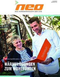 W&Auml;RMEL&Ouml;SUNGEN ZUM WOHLF&Uuml;HLEN - Sanierungsfahrplan, Contracting & Co - DAS KUNDENMAGAZIN DER EVO - Energieversorgung Oberhausen
