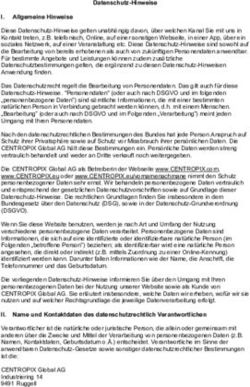 Datenschutz-Hinweise - NET