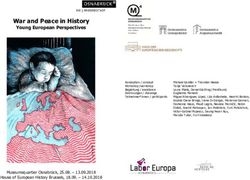 War and Peace in History - Young European Perspectives