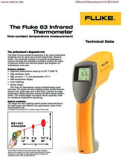 The Fluke 63 Infrared Thermometer - Non-contact temperature measurement