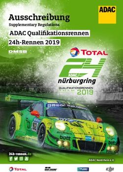 Ausschreibung ADAC Qualifikationsrennen 24h-Rennen 2019 - Supplementary Regulations - Information ADAC Zurich ...