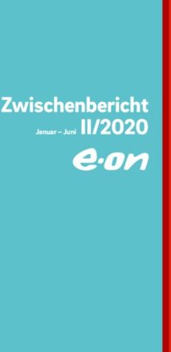 Zwischenbericht Januar - Juni II/2020 - EOn