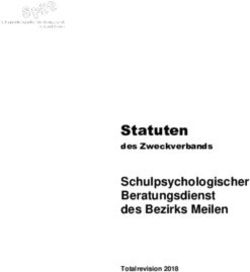 Statuten des Zweckverbands - Schulpsychologischer Beratungsdienst des Bezirks Meilen - Schulpsychologischen Beratungsdienst im Bezirk Meilen