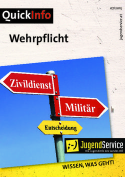 QuickInfo Wehrpflicht - WISSEN WAWAW S GEHT!