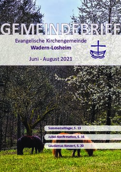 Wadern-Losheim Evangelische Kirchengemeinde Juni - August 2021 - Sommerzeltlager, S. 13