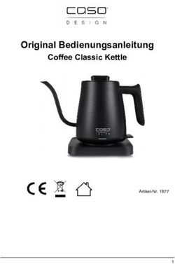 Original Bedienungsanleitung - Coffee Classic Kettle - Artikel-Nr. 1877
