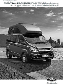 FORD TRANSIT CUSTOM KOMBI TREND Basisfahrzeug f&uuml;r "Nugget"-Umbau durch Westfalia Mobil GmbH - Eine Idee weiter