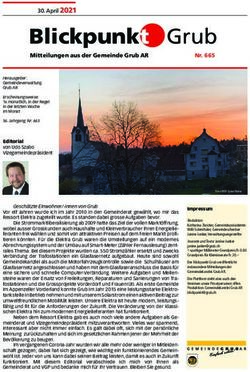 Blickpunkt Grub 30. April 2021 - Gemeinde Grub AR