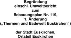 Begr&uuml;ndung einschl. Umweltbericht zum Bebauungsplan Nr. 119, 1. &Auml;nderung ("Thermen und Badewelt Euskirchen") der Stadt Euskirchen, Ortsteil Euskirchen