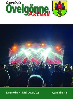 Dezember - Mai 2021/22 Ausgabe 16 - Gemeinde Ovelg&ouml;nne