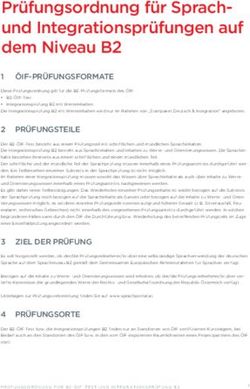 Pr&uuml;fungsordnung f&uuml;r Sprach- und Integrationspr&uuml;fungen auf dem Niveau B2