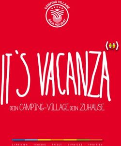 DEIN CAMPING-VILLAGE DEIN ZUHAUSE