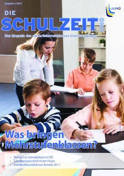 SCHULZEITU - Was bringen Mehrstufenklassen? - DIE - LEVN&Ouml;