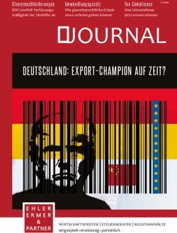 EEP-JOURNAL DEUTSCHLAND: EXPORT-CHAMPION AUF ZEIT? - Ehler Ermer und Partner