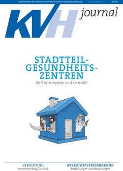 Journal STADTTEIL-ZENTREN - GESUNDHEITS-Welche Konzepte sind sinnvoll? - Kassen&auml;rztliche Vereinigung Hamburg