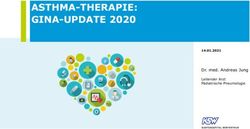 ASTHMA-THERAPIE: GINA-UPDATE 2020 - Dr. med. Andreas Jung 14.01.2021