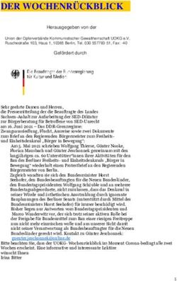 DER WOCHENR&Uuml;CKBLICK - UOKG