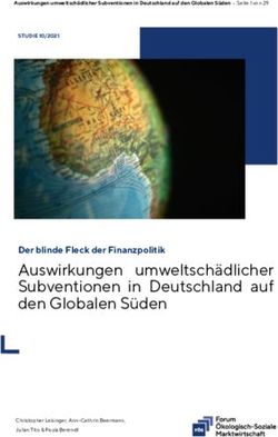 Auswirkungen umweltsch&auml;dlicher Subventionen in Deutschland auf den Globalen S&uuml;den - Misereor