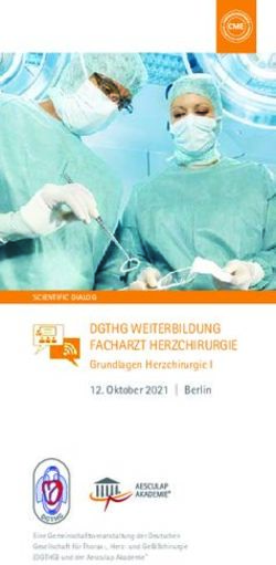 DGTHG WEITERBILDUNG FACHARZT HERZCHIRURGIE - Grundlagen Herzchirurgie I 12. Oktober 2021 | Berlin