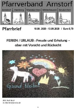 Pfarrbrief FERIEN / URLAUB : Freude und Erholung - aber mit Vorsicht und R&uuml;cksicht - Amazon AWS
