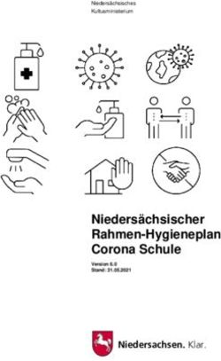 Niedersächsischer Rahmen-Hygieneplan Corona Schule - Niedersachsen. Klar.