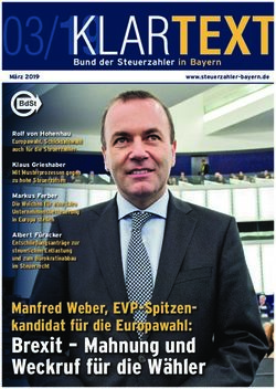 KLARTEXT - Bund der Steuerzahler