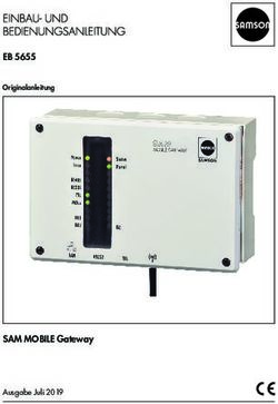 EB 5655 - SAM MOBILE Gateway Ausgabe Juli 2019 - Originalanleitung - samson ag