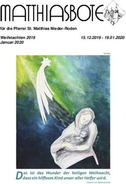 Für die Pfarrei St. Matthias Nieder-Roden Weihnachten 2019 Januar 2020