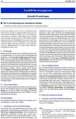 FamRB-Beratungspraxis - Aktuelle Praxisfragen