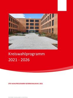 Kreiswahlprogramm 2021 2026 - SPD WAHLPROGRAMM KOMMUNALWAHL 2021 - SPD Unterbezirk Peine