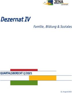 Dezernat IV Familie, Bildung & Soziales - Jena Statistik