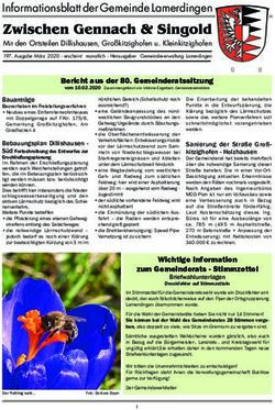 Informationsblatt der Gemeinde Lamerdingen