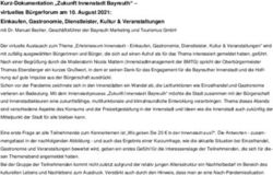 Kurz-Dokumentation "Zukunft Innenstadt Bayreuth" - virtuelles B&uuml;rgerforum am 10. August 2021: Einkaufen, Gastronomie, Dienstleister, Kultur & ...