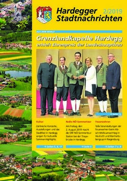 Stadtnachrichten Hardegger 2/2019 - Stadtgemeinde Hardegg